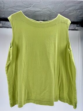 Christopher & Banks Lime Green Sleeveless Tank 3X